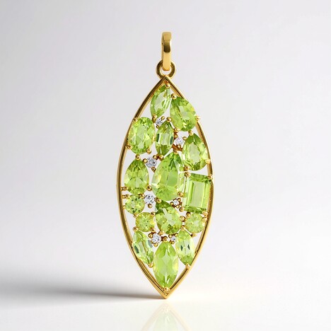Ciondolo in argento con Peridoto (de Melo Essence)