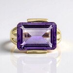 Bague en or et Améthyste