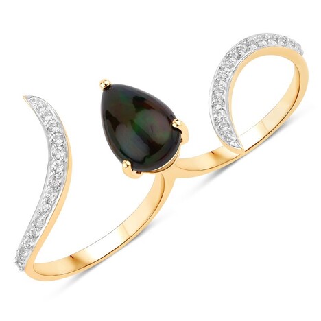 Mezezo-Opal-Goldring (SUHANA)