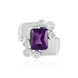 Anillo en plata con Amatista de Siberia (de Melo)