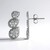 Orecchini in argento con Zircone