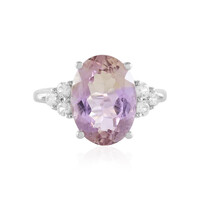 Zilveren ring met een ametrien