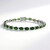 Bracciale in argento con Diopside Russo