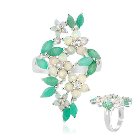 Edelstein-Silberring