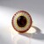 Anello in argento con Granato d’India (Dallas Prince Designs)