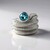 Anello in argento con Zircone Ratanakiri