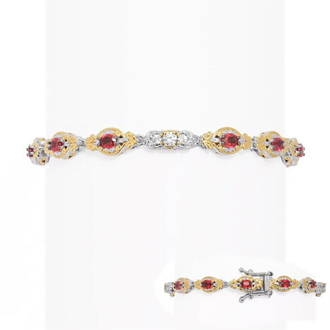 Bracciale in argento con Rubino della Birmania (Gems en Vogue)