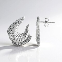 Orecchini in argento con Zircone (MONOSONO COLLECTION)