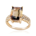 Anillo en oro con Andalucita (de Melo)