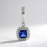 Ciondolo in argento con Cianite del Nepal