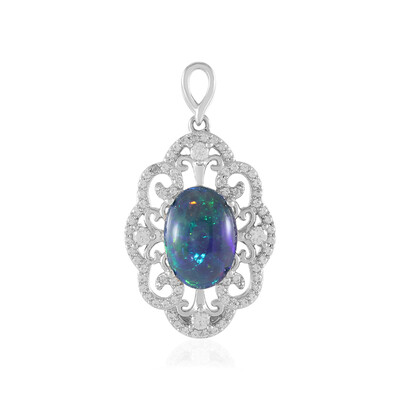 Ciondolo in argento con Opale Mezezo (Adela Silber)