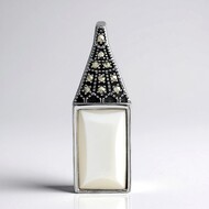 Pendentif en argent et Nacre (Annette classic)