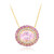 Collana in argento con Kunzite