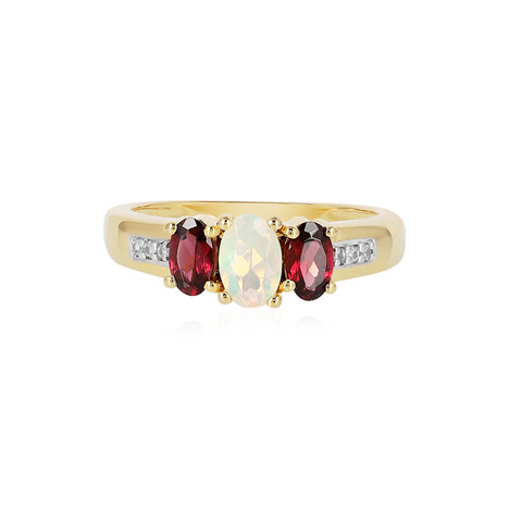 Anillo en plata con Ópalo de Welo