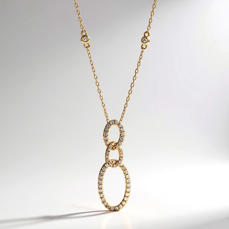 Collana in oro con Diamante SI1 (H) (CIRARI)
