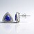Orecchini in oro con Tanzanite AAA