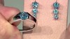 Pendientes en plata con Topacio de Marambaia (de Melo)
