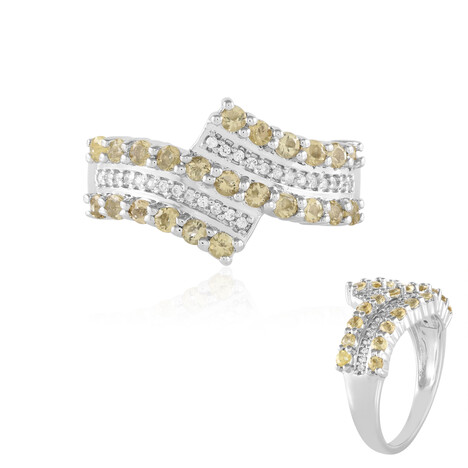 Bague en argent et Scapolite