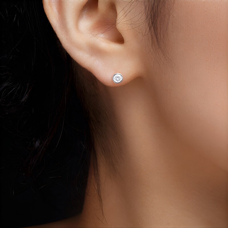 Boucles d'oreilles en or et Diamant SI1 (G) (Annette)