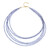 Collar en plata con Tanzanita