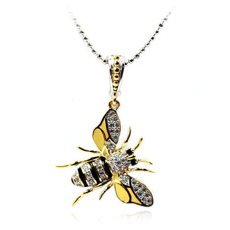 Collana in argento con Zircone (Dallas Prince Designs)