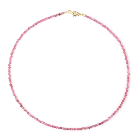 Collana in argento con Tormalina Rosa Nigeriana