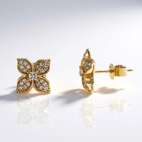 Orecchini in oro con Diamante SI2 (H) (CIRARI)