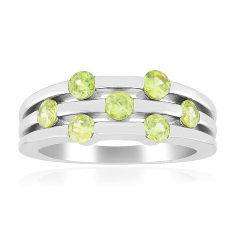 Zilveren ring met Sfeenkristallen