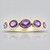 Anello in oro con Zaffiro Ceylon Porpora