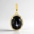 Pendentif en argent et Diopside étoilé d'Inde