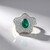 Anello in argento con Grandidierite (SAELOCANA)
