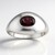 Anello in argento con Rodolite della Rift Valley (Remy Rotenier)