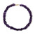 Collar en plata con Amatista de Zambia