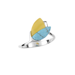 Bague en argent et Turquoise