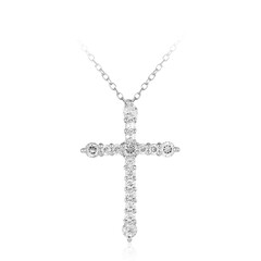 Collana in argento con Topazio Bianco