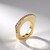 Anello in oro con Diamante Champagne I1 (de Melo Gold)