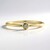 Anello in oro con Diamante blu cielo SI1