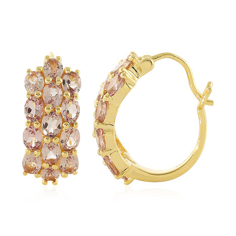 Pendientes en plata con Granate de Malaya