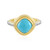 Anillo en plata con Turquesa bella durmiente
