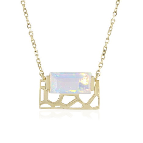 AAA-Welo-Opal-Goldcollier (Ornaments by de Melo)