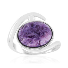 Zilveren ring met een Charoite