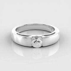 Anello in argento con Zircone