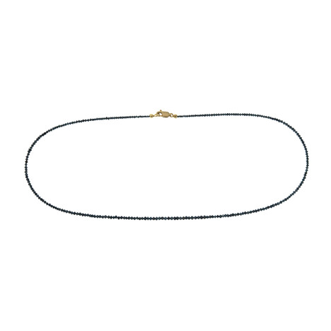 Collana in oro con Diamante Blu (CUSTODANA)