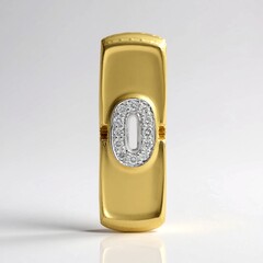Ciondolo in argento con Diamante I1 (G)