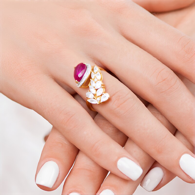 Madagascar Pink Sapphire Silver Ring (de Melo)