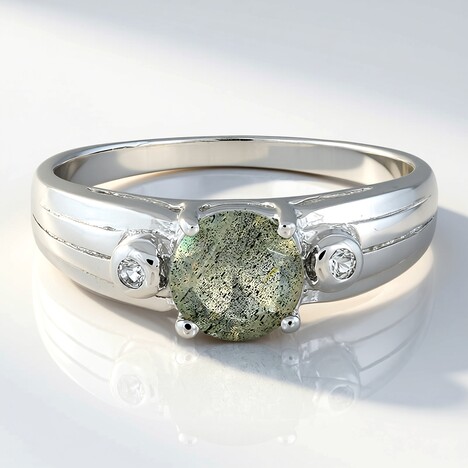 Anello in argento con Spectrolite