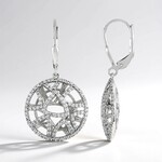 Orecchini in argento con Zircone (Ornaments by de Melo)