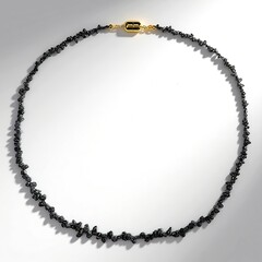 Collana in argento con Diamante Nero (Adela Silber)