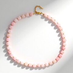 Collana in argento con Quarzo Rosa