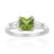 Anillo en plata con Peridoto de Birmania